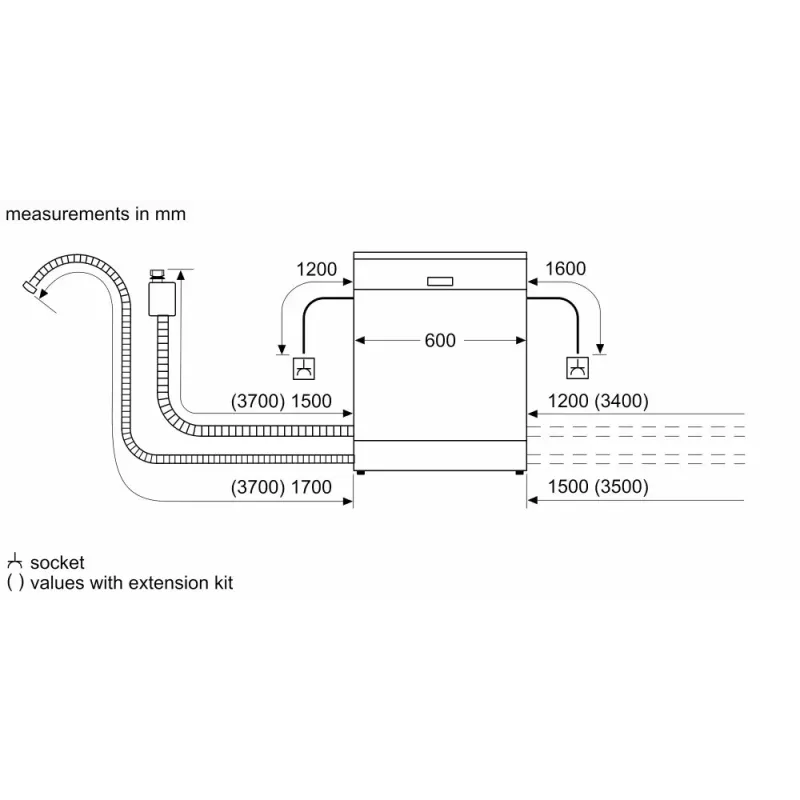 Вбудована посудомийна машина Bosch SMV4HVX00K