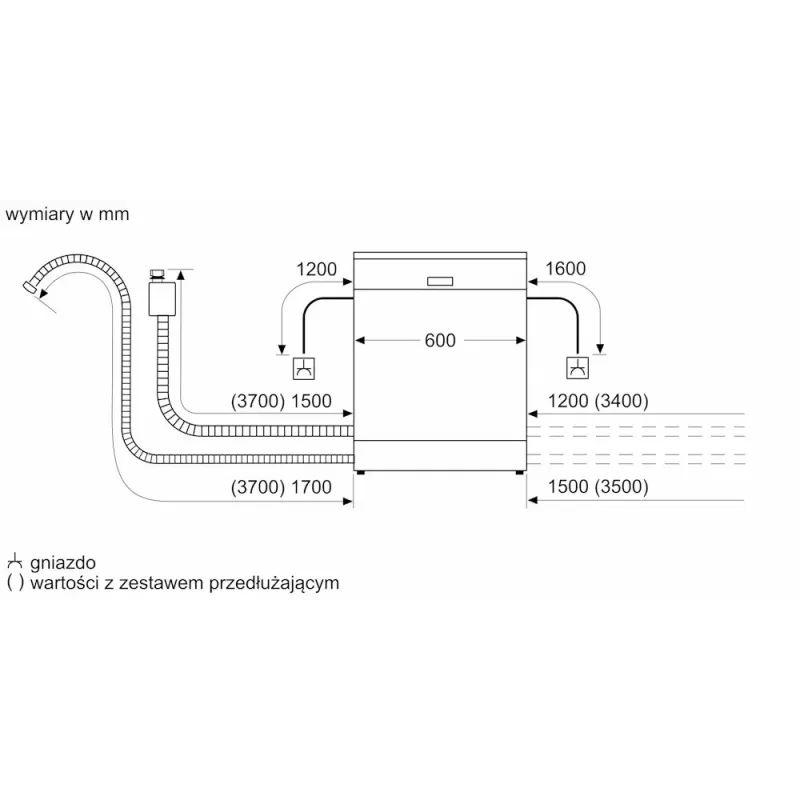 Вбудована посудомийна машина Siemens SN65ZX07CE