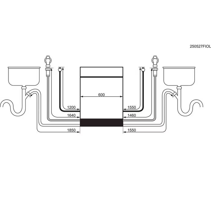 Вбудована посудомийна машина AEG GT9200A2SNM