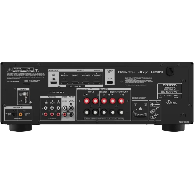 Ресивер Onkyo TX-SR3100 Black