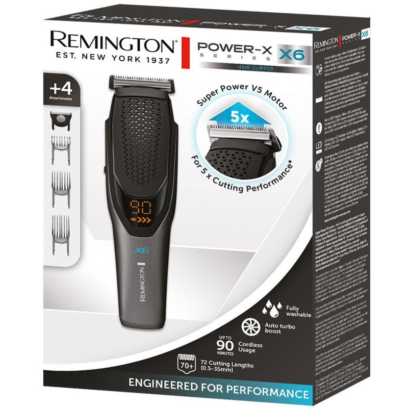 Тример Remington Power-X Series X6 Hair Clipper HC6000