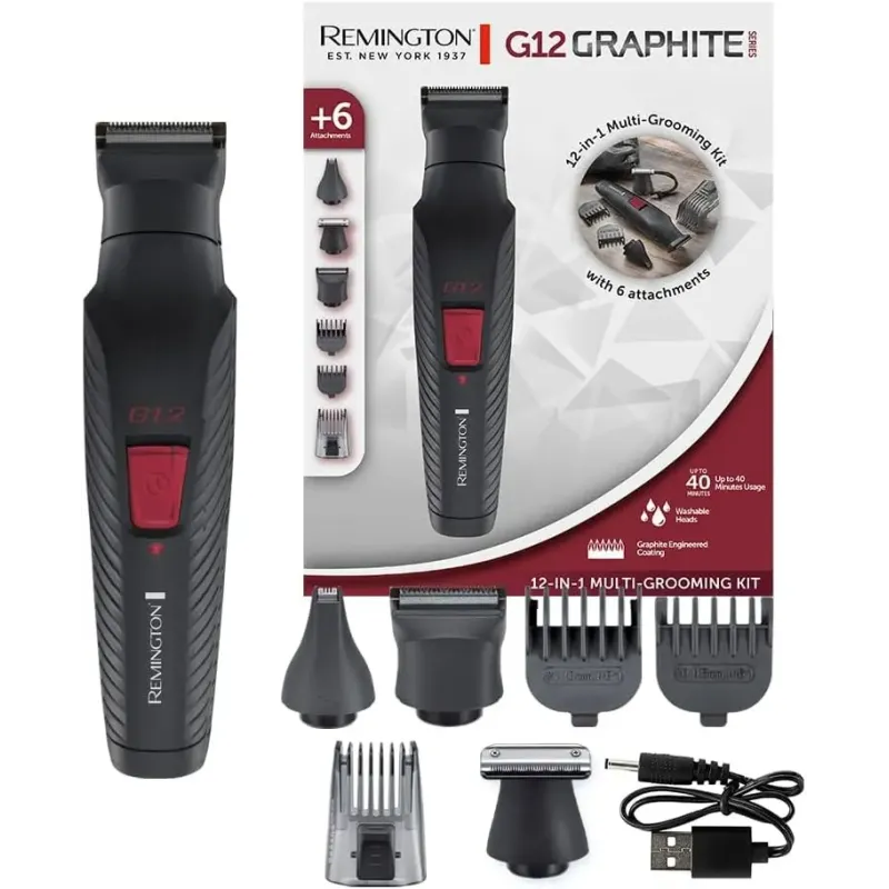 Тример REMINGTON PG2120 G10 Graphite 12-in-1 Multigrooming Kit
