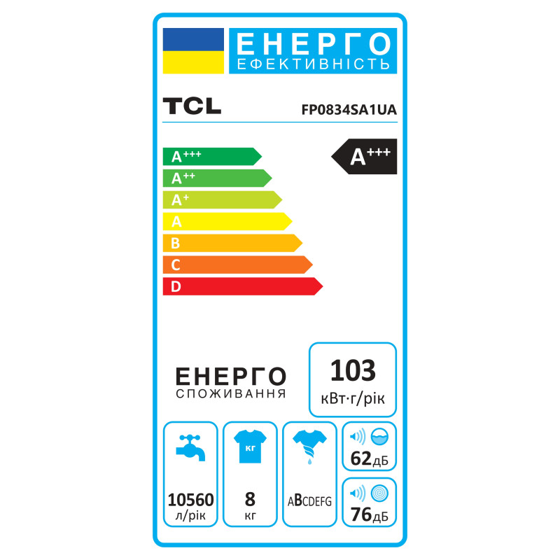 Стиральная машина TCL FP0834SA1UA