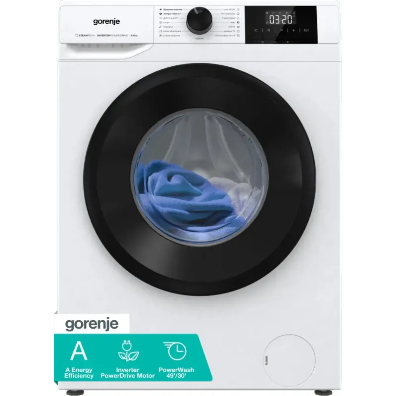 Пральна машина Gorenje W3NGPI61SAS/UA