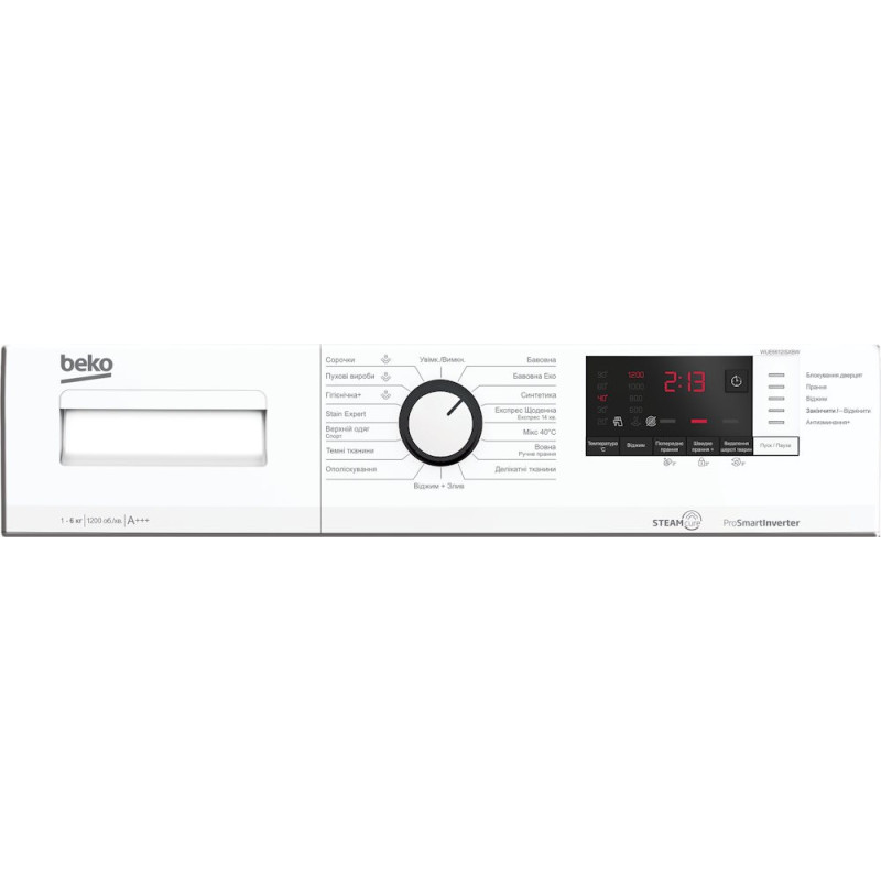 Beko WUE6612ISXBW