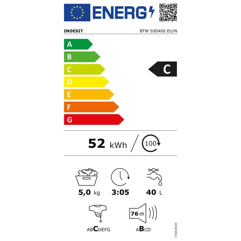 Стиральная машина Indesit BTWS50400EU/N