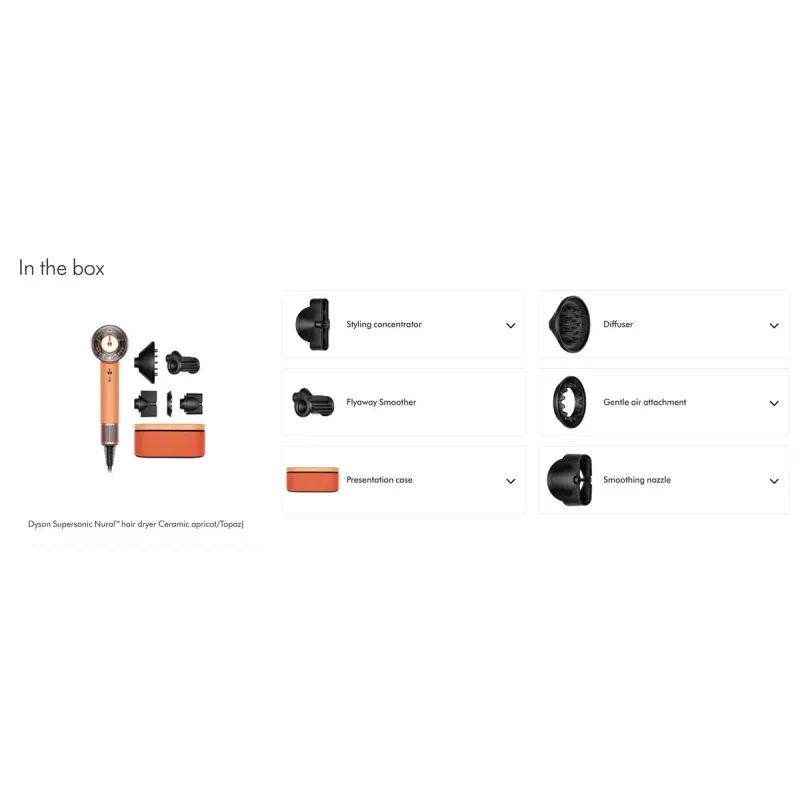 Dyson HD16 Supersonic Nural Ceramic apricot/Topaz (176964-01)