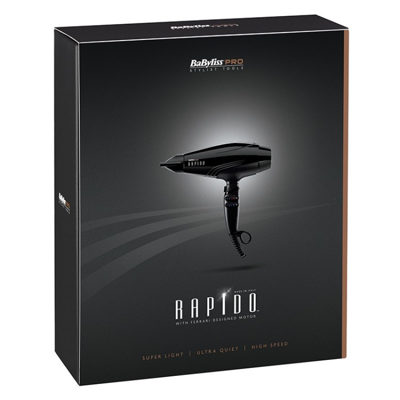 BaByliss PRO Rapido Black BAB7000IE