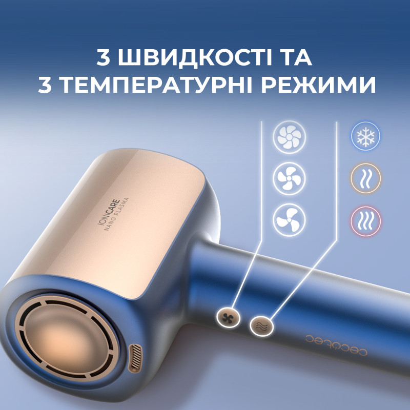 Cecotec DryGlam Nano Plasma Champagne (A01_EU01_101438)