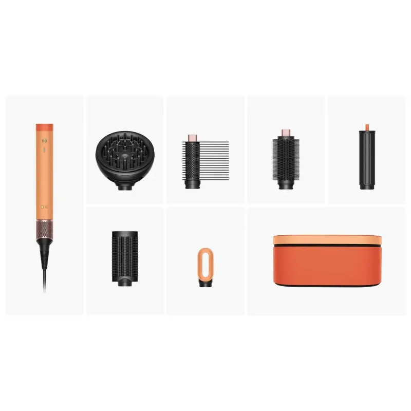 Dyson Airwrap Co-anda2x Multi-styler & Dryer Curly+Coily Ceramic Apricot/Topaz (266836-01)