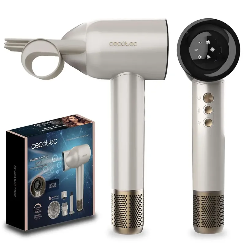 CECOTEC DryGlam Waves Champagne 4in1 (A01_EU01_103715)