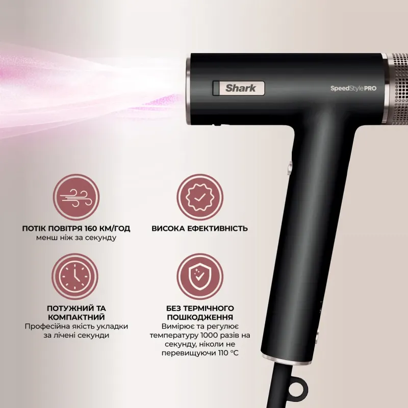 Shark SpeedStyle 3-in-1 для Straight & Wavy Hair HD731EU