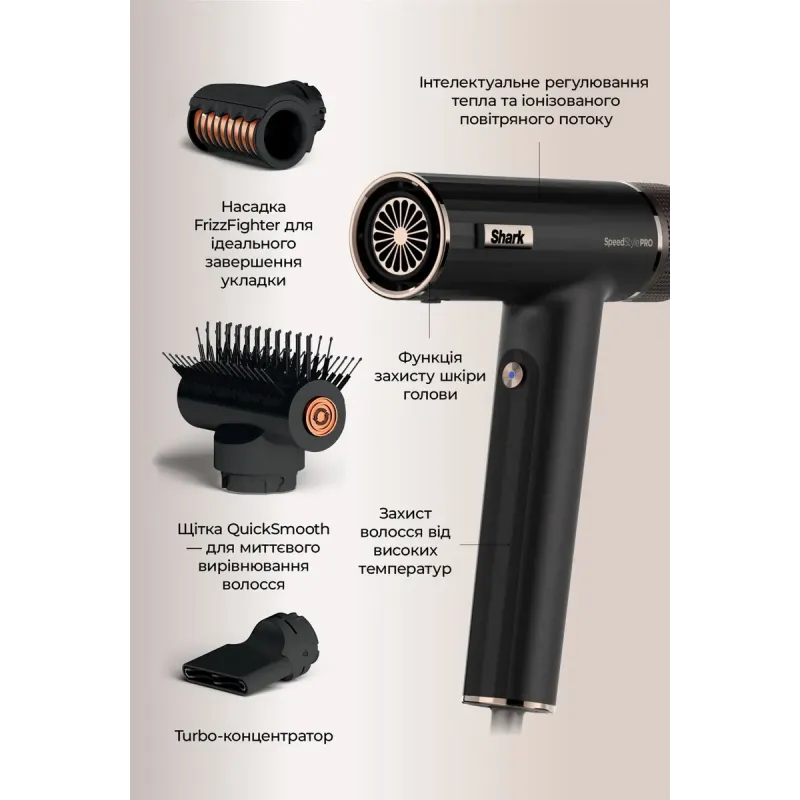 Shark SpeedStyle 3-in-1 для Straight & Wavy Hair HD731EU
