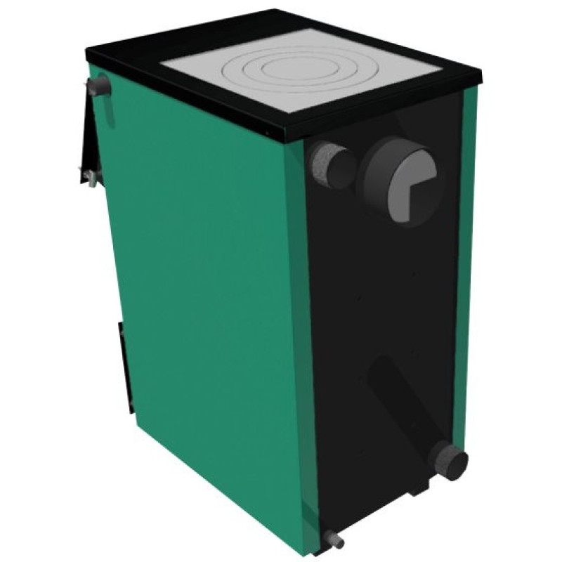 Котел опалення Zubr Eko з плитою 15 кВт