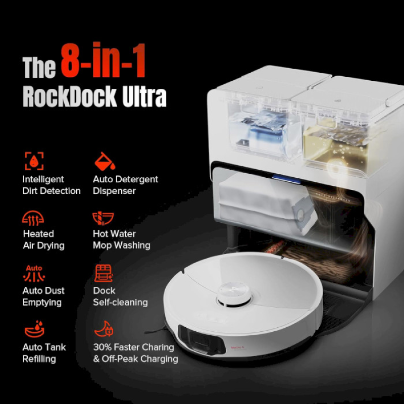 RoboRock S8 MaxV Ultra White