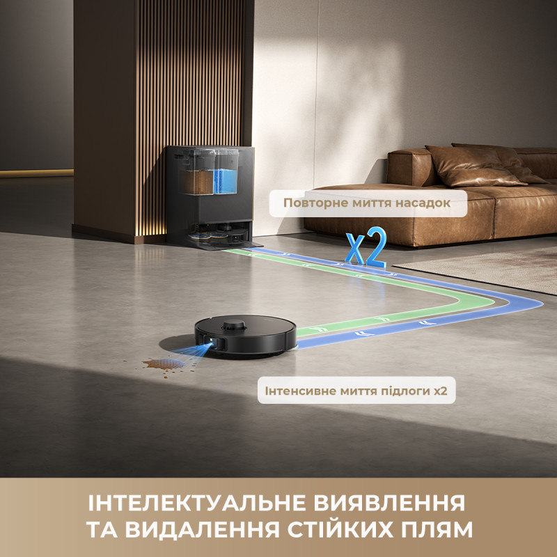 Робот-пилосос Dreame Matrix 10 Pro Black (RLM61HE-Bl)