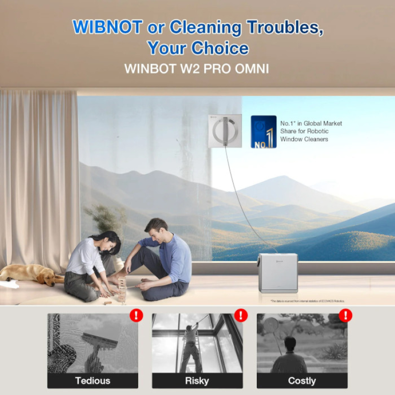 ECOVACS Winbot W2 PRO OMNI (WG851-11)