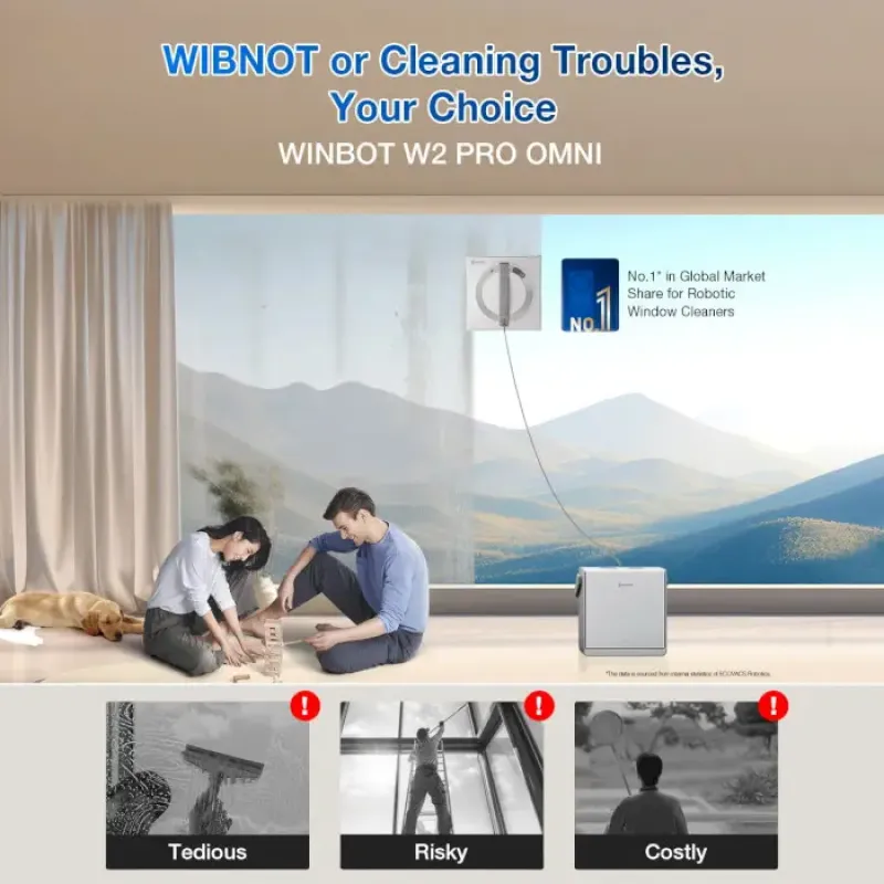 Робот-пилосос ECOVACS Winbot W2 PRO OMNI (WG851-11)