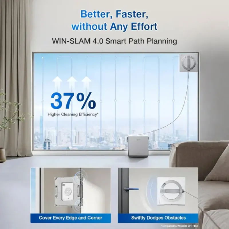 Робот-пилосос ECOVACS Winbot W2 PRO OMNI (WG851-11)