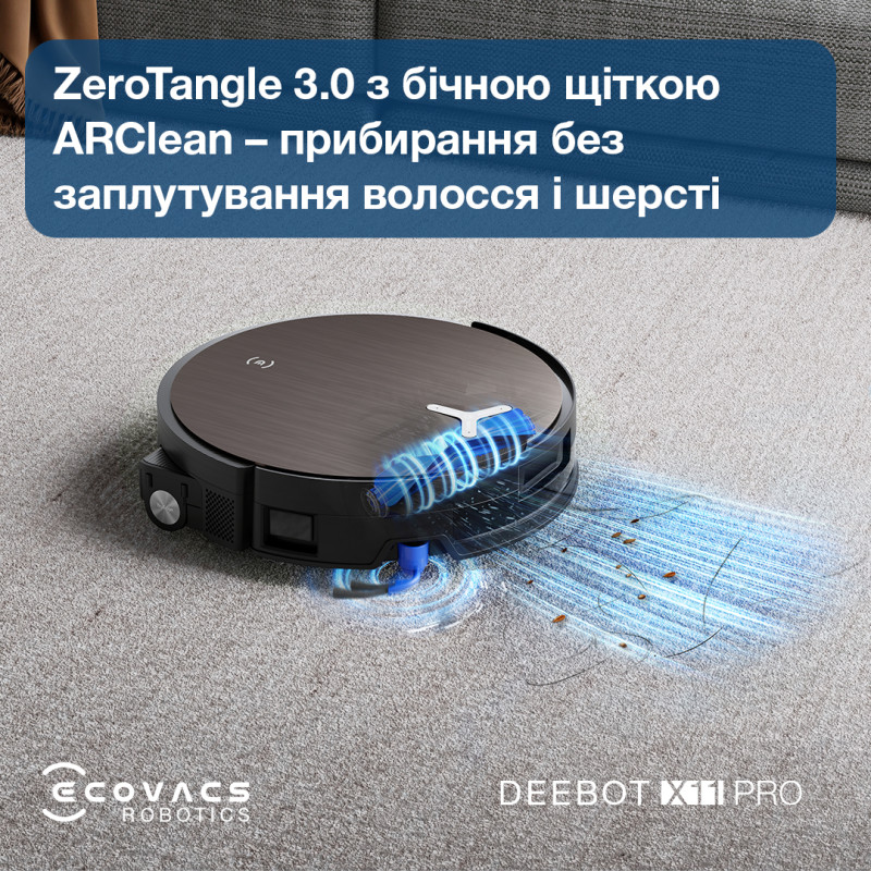 Робот-пилосос ECOVACS Deebot X11 Pro Omni (DEX99-1 BLACK)
