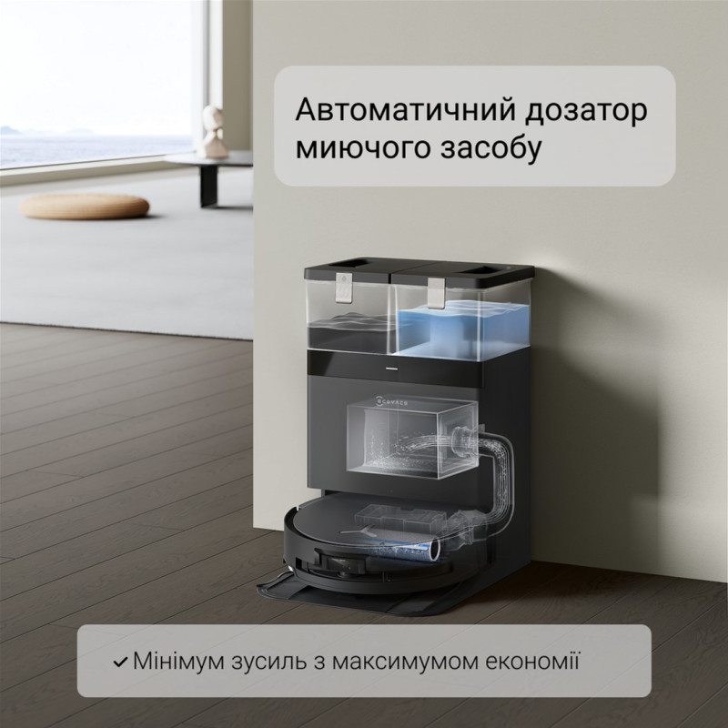 Робот-пылесос DEEBOT T50 MAX PRO BLACK ECOVACS (DEX54)