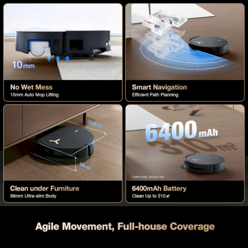 ECOVACS DEEBOT X8 PRO OMNI DEX56 BLACK