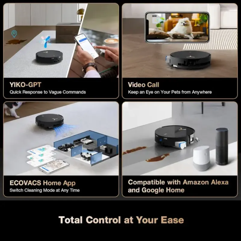 Робот-пылесос ECOVACS Deebot X8 Pro Omni (DEX56 Black)