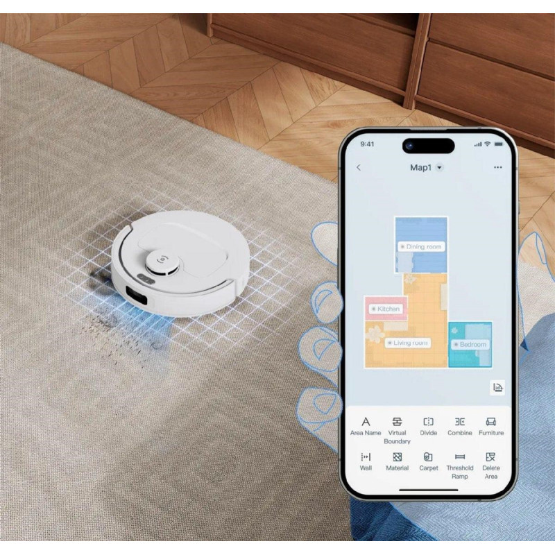 Робот-пылесос DEEBOT T30CDLX71 WHITE ECOVACS (DLX71 WHITE)