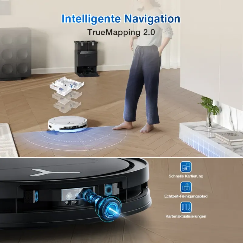 Робот-пылесос ECOVACS Deebot T50 Pro Omni Gen2 Black (DDX57)