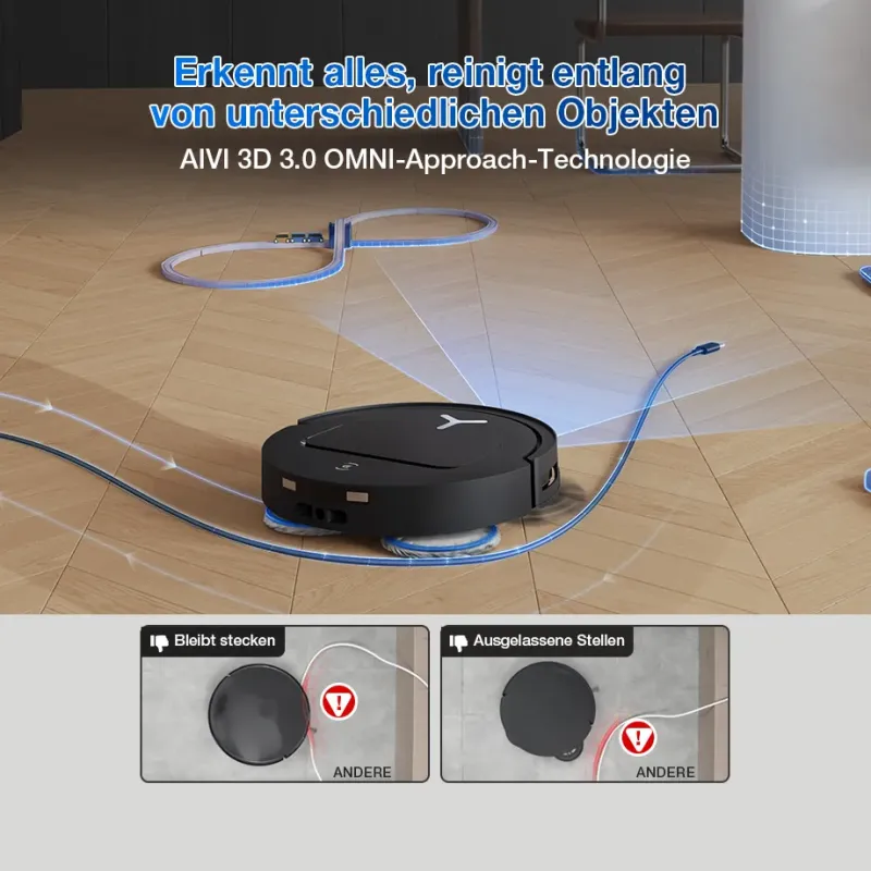 Робот-пылесос ECOVACS Deebot T50 Pro Omni Gen2 Black (DDX57)