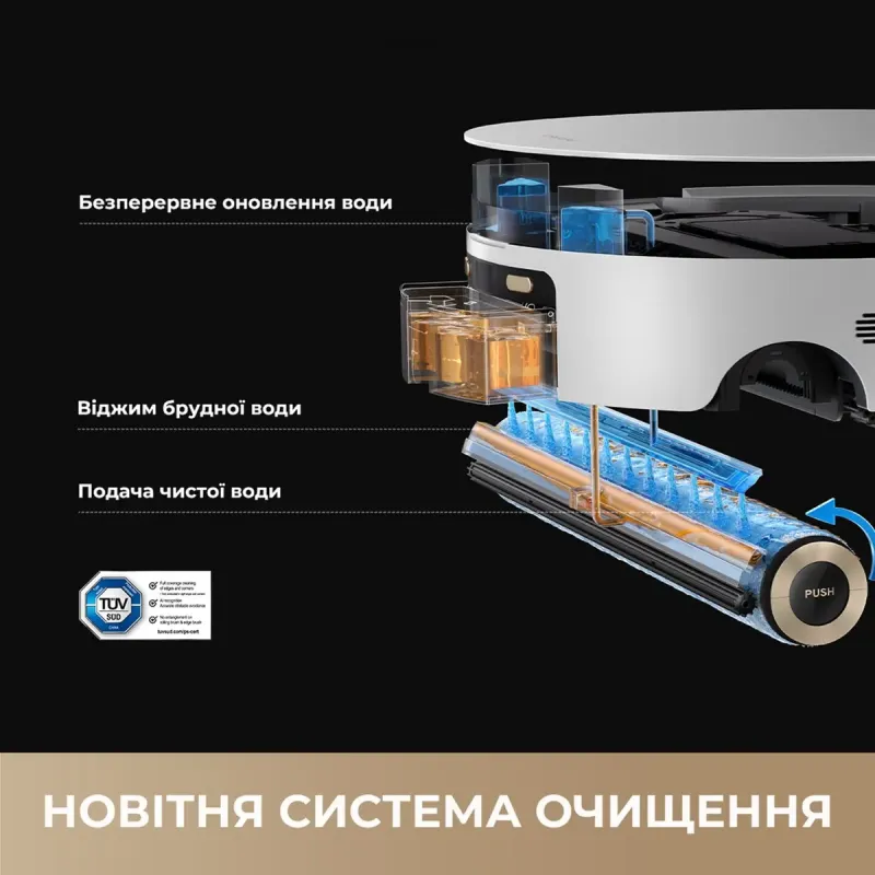 Робот-пылесос Dreame Aqua 10 Ultra Roller Complete White (RLH71DE-1-wh)