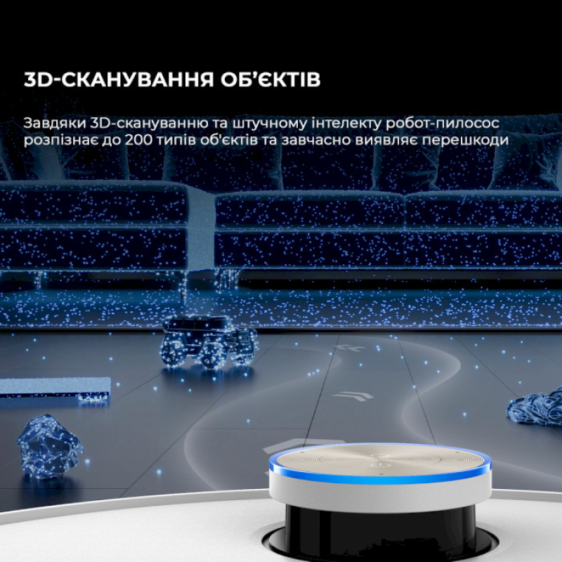 Робот-пилосос Dreame X50 Ultra Complete White (RLX85CE-4-WH)