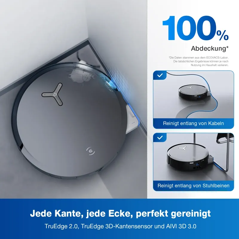 Робот-пилосос ECOVACS Deebot X8 Omni Black