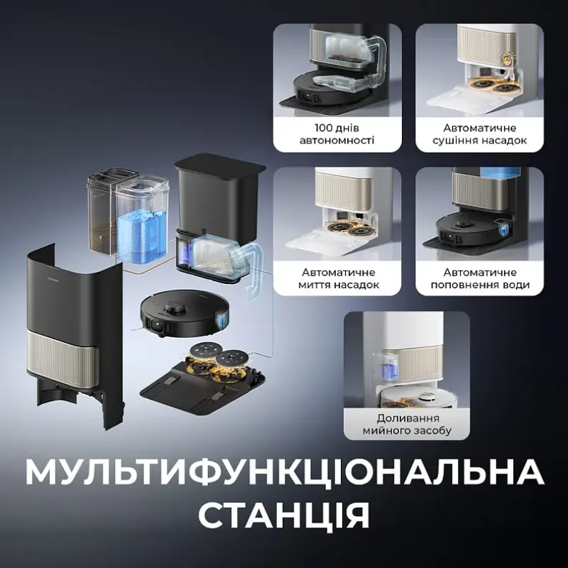 Робот-пилосос Dreame L40s Pro Ultra (RLL74CE-Wh)
