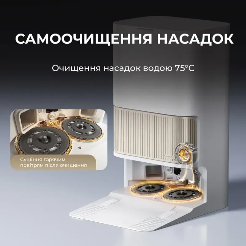 Робот-пилосос Dreame L40s Pro Ultra (RLL74CE-Wh)