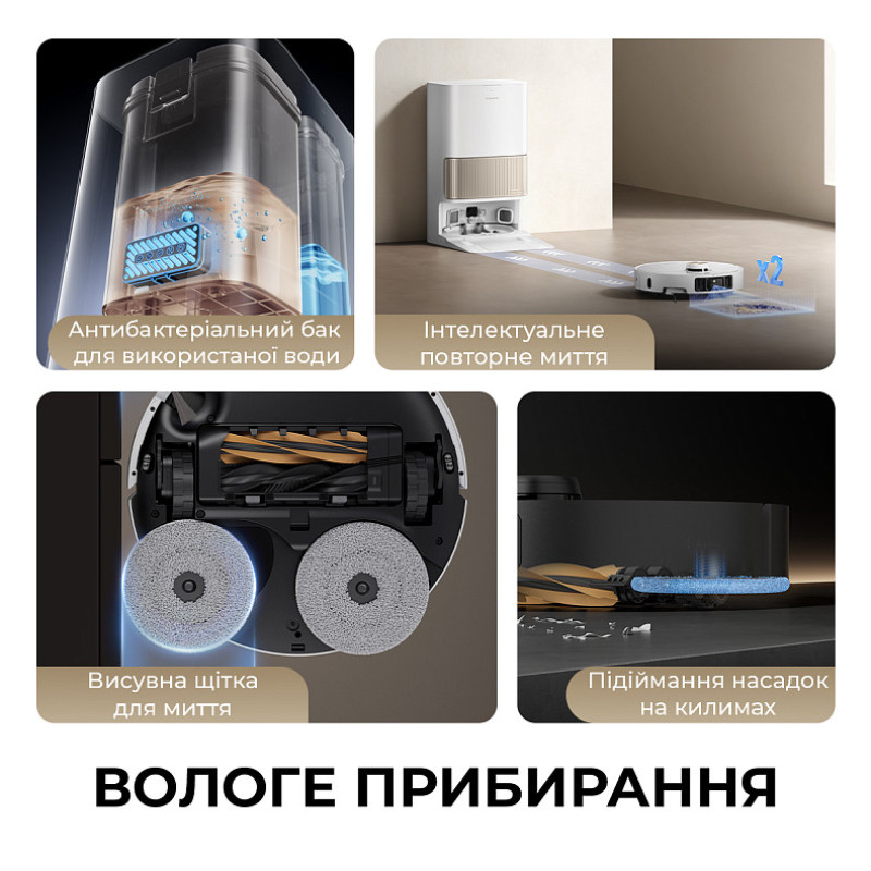 Робот-пилосос Dreame L40s Pro Ultra (RLL74CE-Wh)