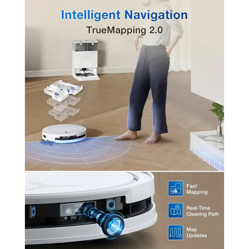 Робот-пилосос ECOVACS Deebot T50 Omni White