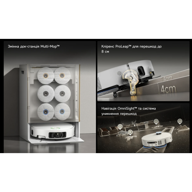 Робот-пилосос Dreame Bot MatriX 10 Ultra White (RLX95CE-Wh)
