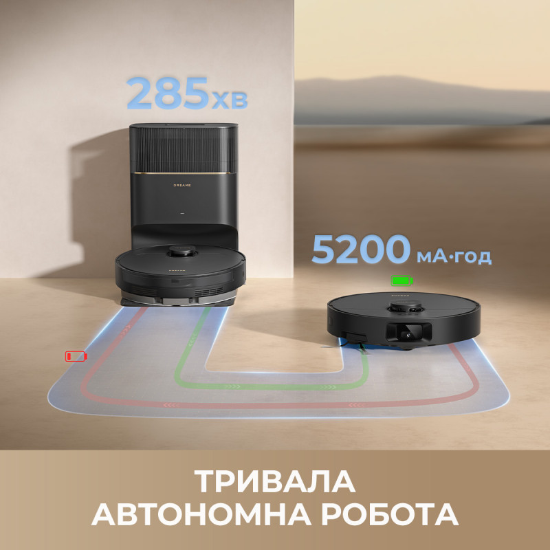 Робот-пылесос Dreame Bot D20 Pro Plus Black (RLD43SD-BK)