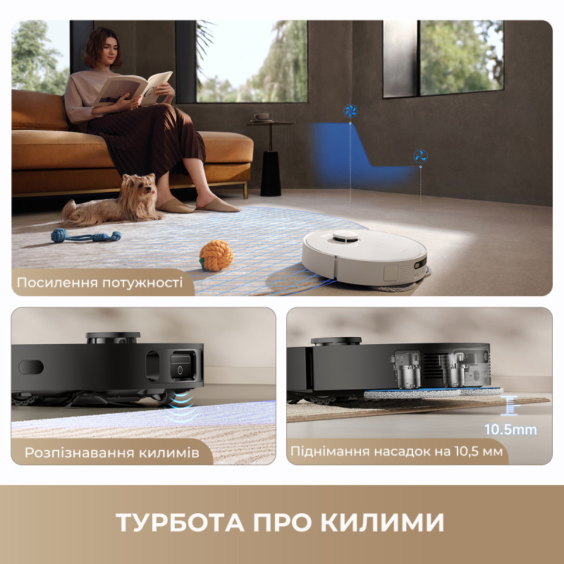 Робот-пилосос Dreame L40 Ultra CE White (RLD52SE-Wh)