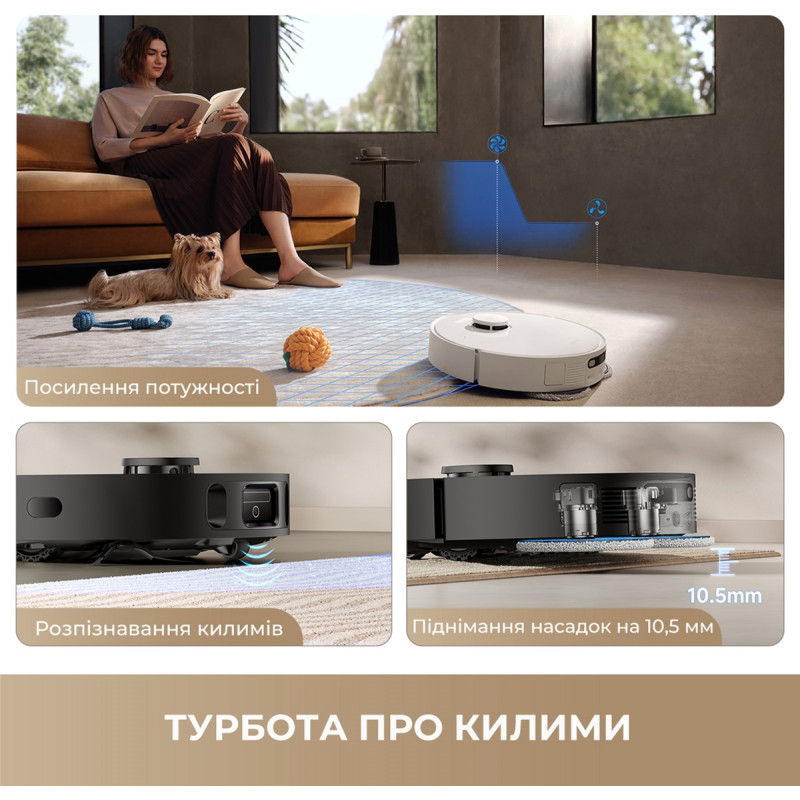 Робот-пилосос Dreame L40 Ultra CE Black (RLD52SE-Bl)