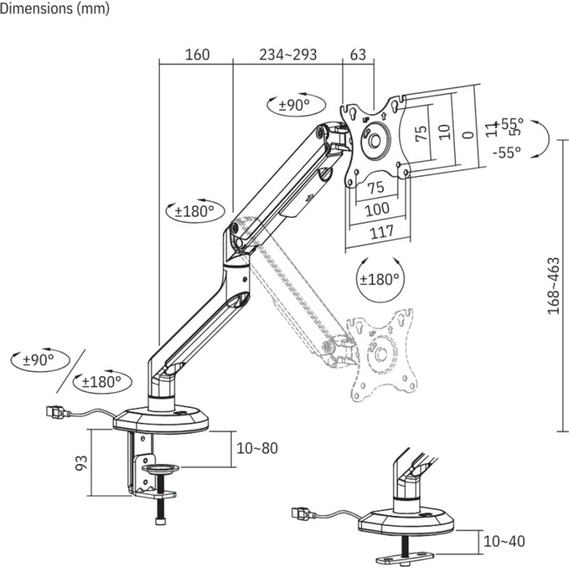 Кронштейн ITech LDT63-C012GL