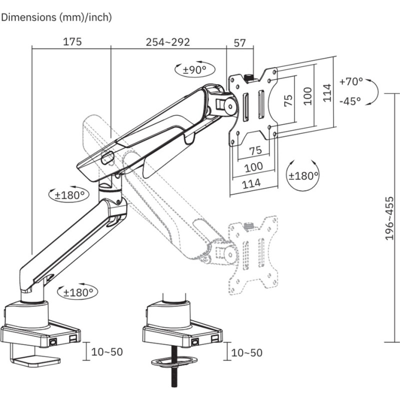 Кронштейн ITech LDT84-C012-KP01