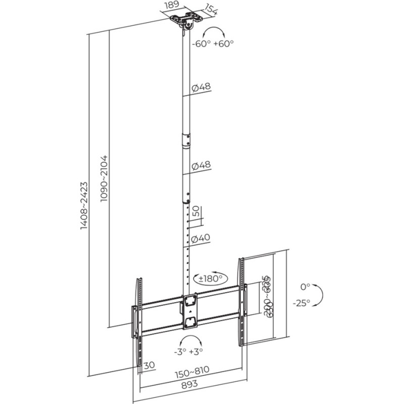 Кронштейн ITECH CELB-58XL