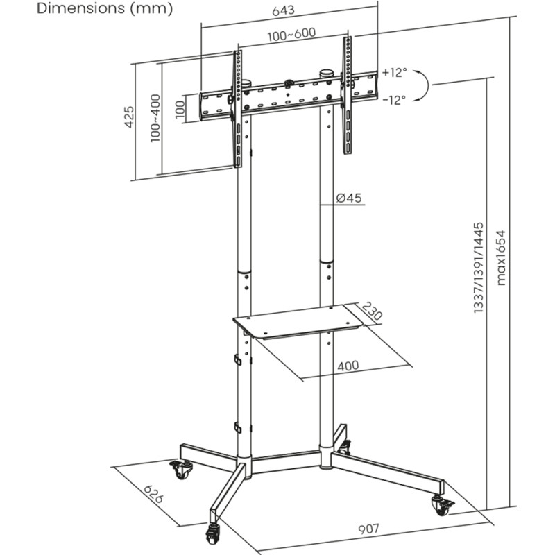 Кронштейн ITECH T1042TE