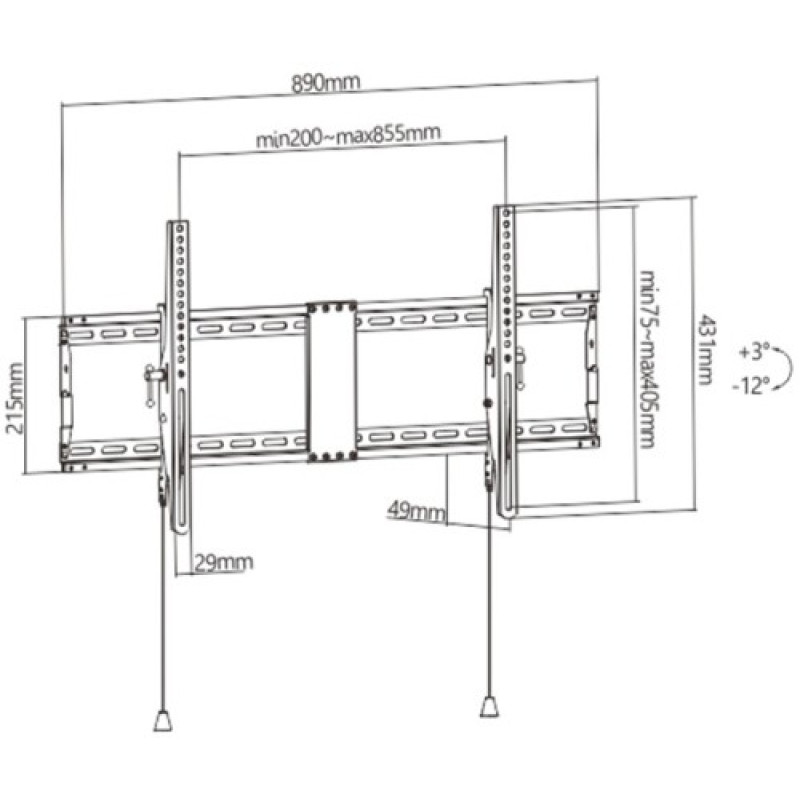 Gembird WM-90T-01