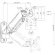 Кронштейн Officepro MA300B