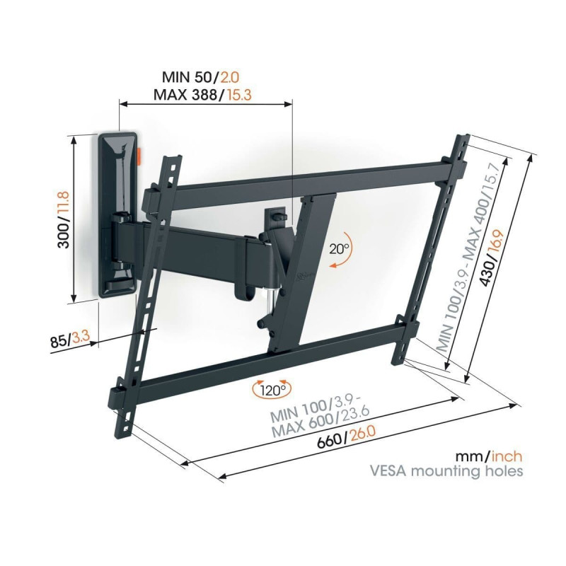VOGELS TVM 3623