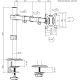 Кронштейн BRATECK LDT66-C012