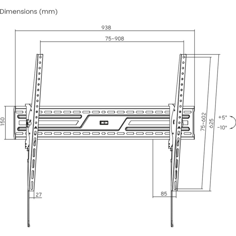 Кронштейн BRATECK KL38-69T